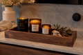 Walnut Candle Display Tray
