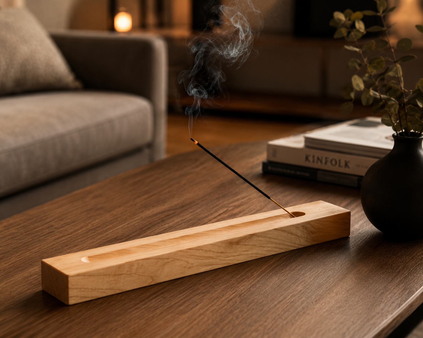 Maple Incense Holder Stand