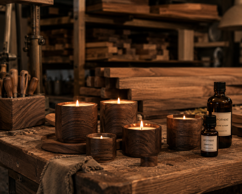 Custom Hardwood Candle Vessel Collection – Deposit